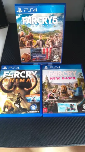  3 jogos Farcray  ps4 primal, new Dawn, Farcray 5