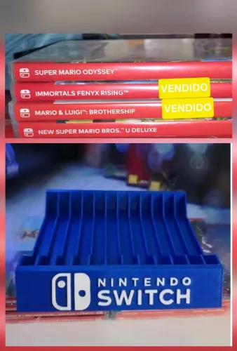 Vendo lote de jogos Nintendo Switch Para Oled, V1 e V2 - Mídia Física + Suporte P/ jogos: