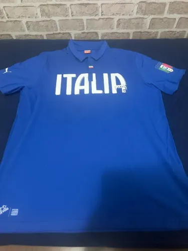 Camisa Polo Puma Itália Team Power Azul