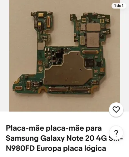 Placa mae note 20 