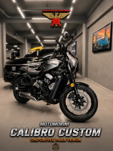 MOTOMORINI CALIBRO CUSTOM - Zero Km - Impecável 