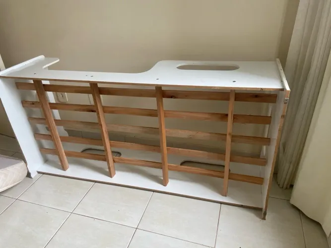 Mini cama com colchão