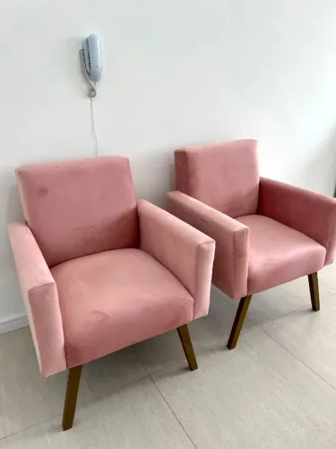 Poltronas rosa