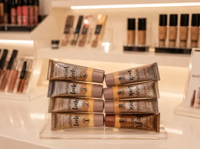 BASE MATTE RUBY ROSE NATURAL LOOK - KIT COM 8 TONALIDADES