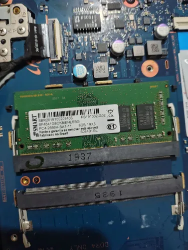 Memoria 8gb ddr4 notebook funcionando perfeitamente