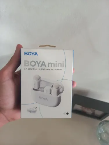 Microfone Sem Fio BOYA Mini-13 (Branco)