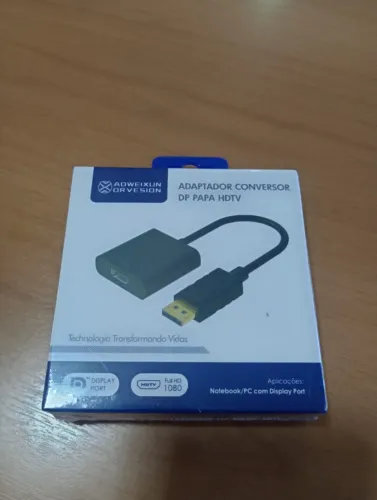 Adaptador DISPLAYPORT para HDMI - entrega grátis em Campo Grande MS