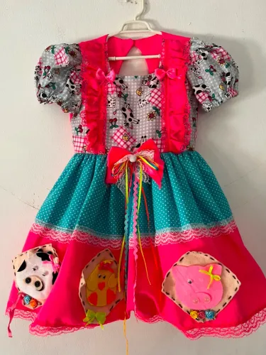 Vestido junino infantil 4 anos desapego 