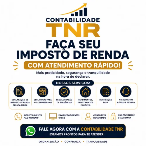    Faça Seu Imposto de Renda com Atendimento Rápido | Contabilidade TNR