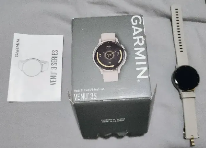 Smartwatch Garmin Venu 3s - AMOLED, GPS, Música, Bateria 14 dias