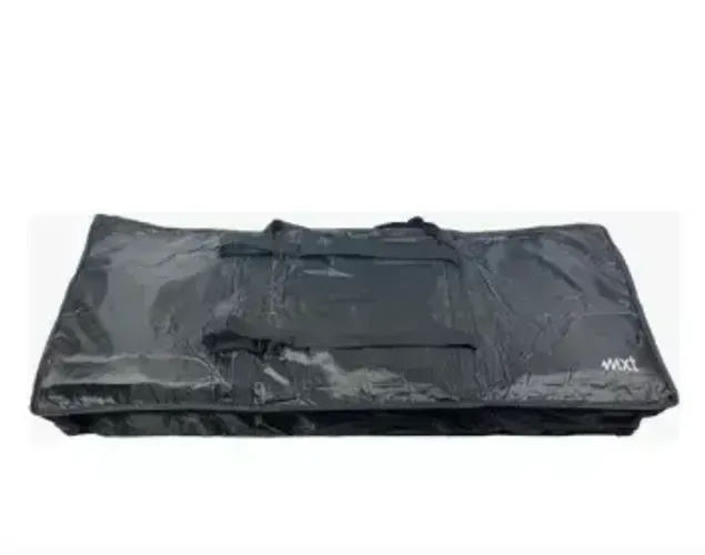 Capa Bag Extra Luxo Acolchoada Para Teclado 5/8 De 61 Teclas Cor Preto