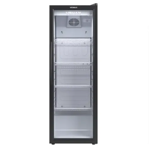 EXPOSITORA DE BEBIDAS VENAX VV 200 PRETO FOSCO 127V- MODELO VV200PTO- PARTE INTERNA COR BR