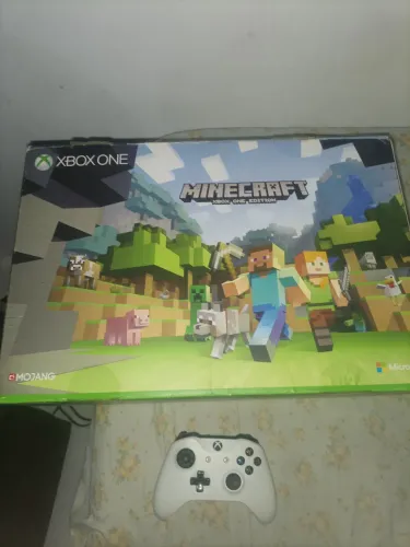 Xbox one slim Branco Minecraft 