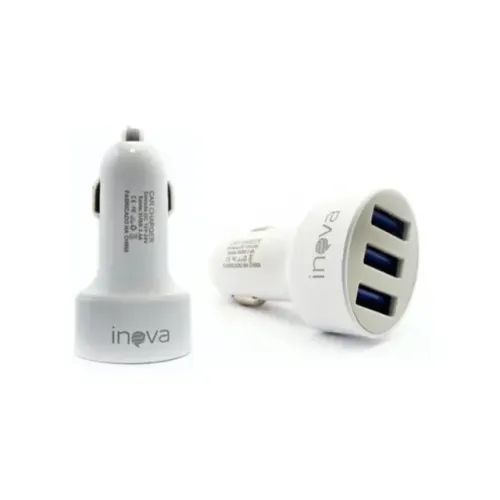 Carregador Rápido 5.1A Inova para iPhone com 3 Portas USB Extras