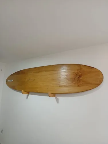 Prancha de Surf Longboard de Madeira