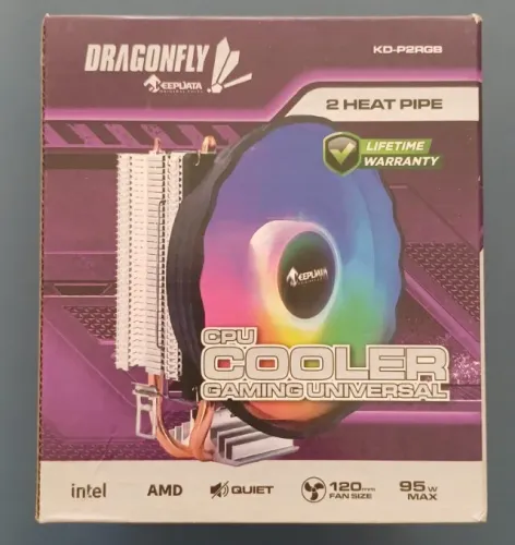 Cooler Amd E Intel Dragonfly Rgb Com 120mm (novo na caixa)