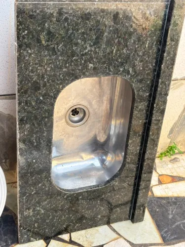 Pia de Granito com Cuba Inox