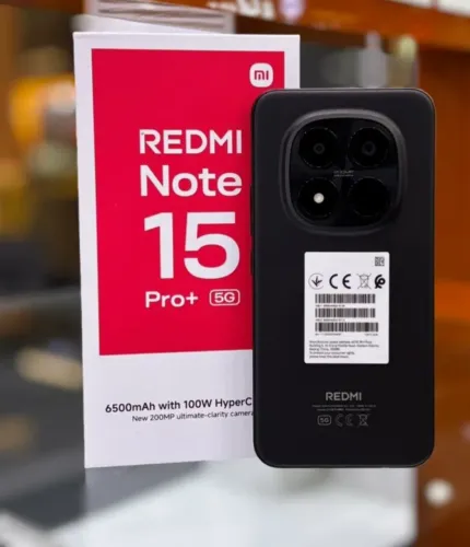 Xiaomi Redmi Note 15 Pró Plus(+) 5G NFC - 512GB/12GB RAM - + Fone - Lacrados