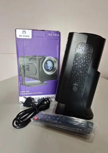 Projetor Smart Oi Vida OI-1018 Full HD 4K Android Novo Na Caixa