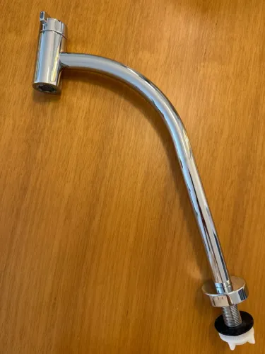 Torneira aço inox bica alta Roca