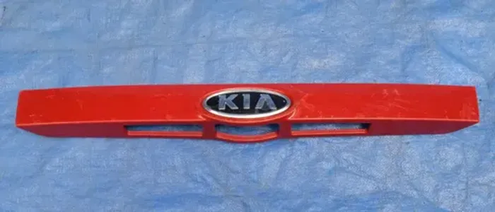 Friso Moldura Tampa Traseira Picanto 2006 - 2011 Vermelho