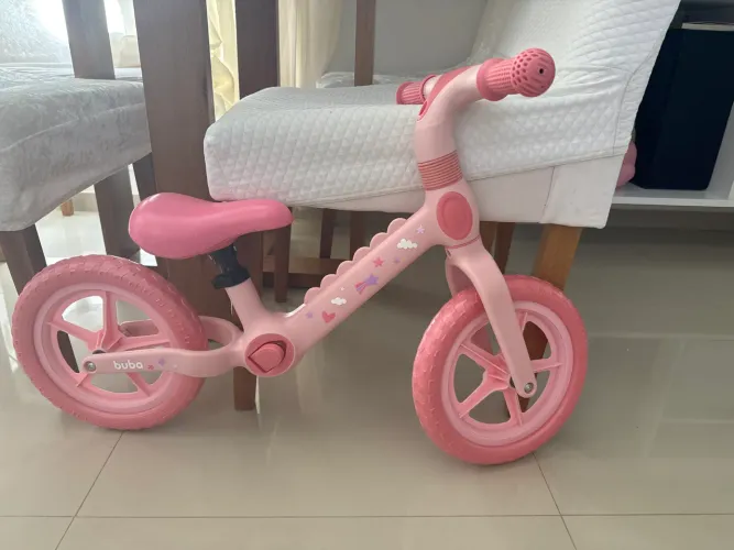 Bike Buba Rosa - sem pedal Nova 