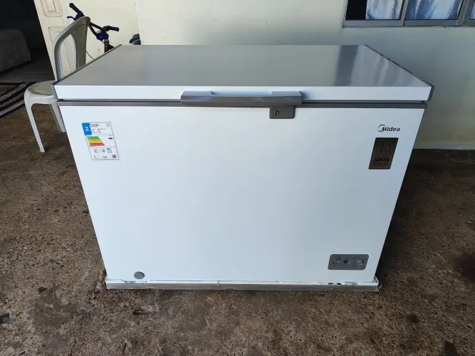 Freezer horizontal Midea 295 litros NOVO!