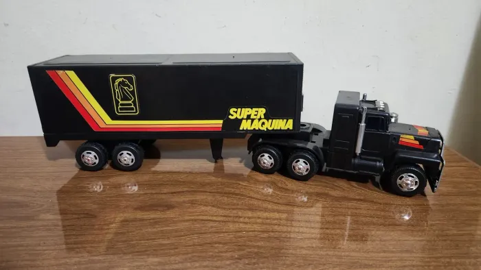 Caminhão Carreta Super Máquina Glasslite Anos 80