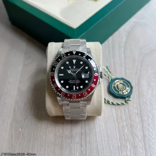 Relógio rolex gmt Coca-Cola steel bezel 