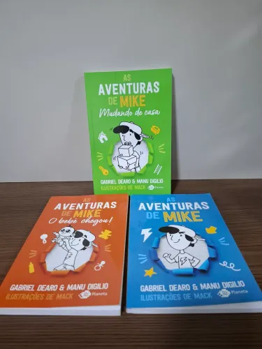 3 livros As Aventuras de Mike