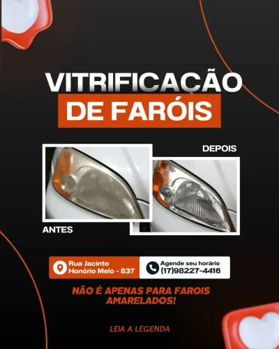 Vitrificação de Farol! - Seu farol novo denovo @aps.detail