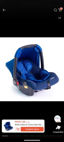 Bebê conforto cosco menino