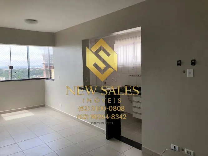 Apartamento- 2 quartos, 65m², armários- Pedro Ludovico