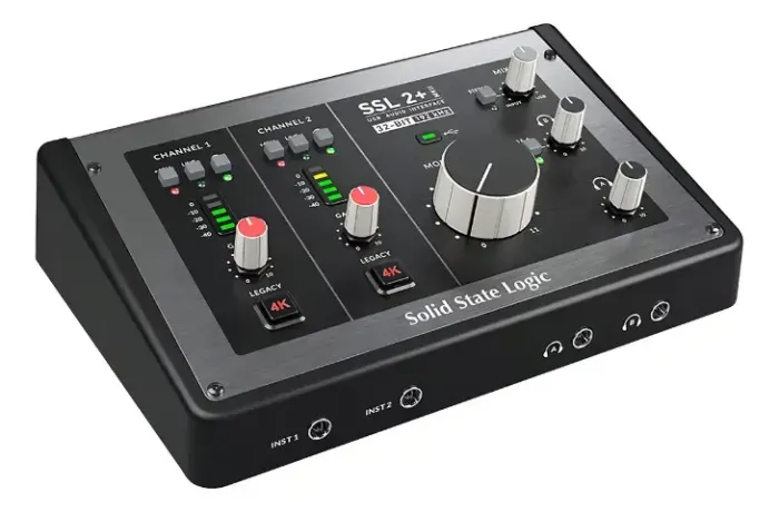 Interface De Áudio Solid State Logic Ssl 2+ Mkii 2x4 Usb Cor Cinza-escuro