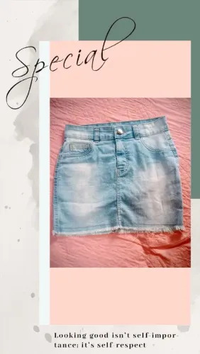 Shorts Jeans Curto Lavagem Clara Azul Justo Tamanho 36