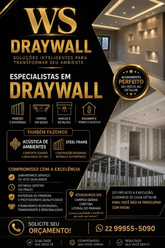 WS DRYWALL ? SOLUÇÕES QUE TRANSFORMAM SEU AMBIENTE