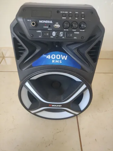 Caixa som residência moldial bivolt 400rms