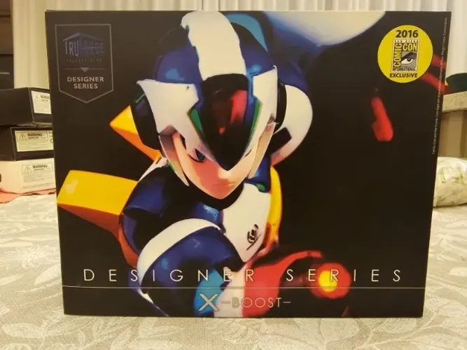 Megaman X Branco Comic Con Truforce Designer Series figura de ação boneco