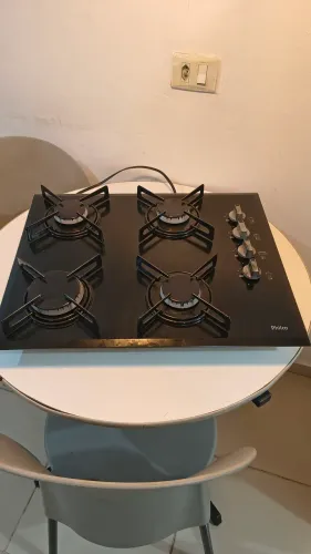 Cooktop Philco 4 Bocas - Vidro Preto (Funcionando Perfeitamente)