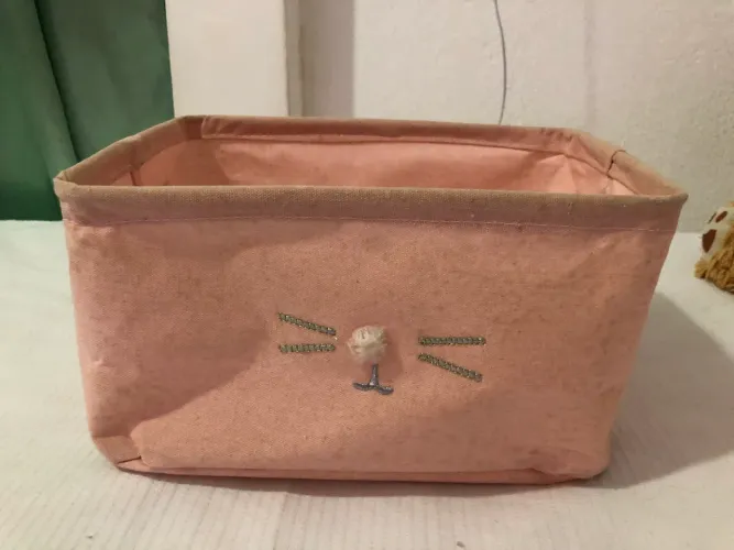 Cesto organizador gatinho