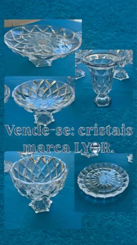 Vende-se louças em cristal