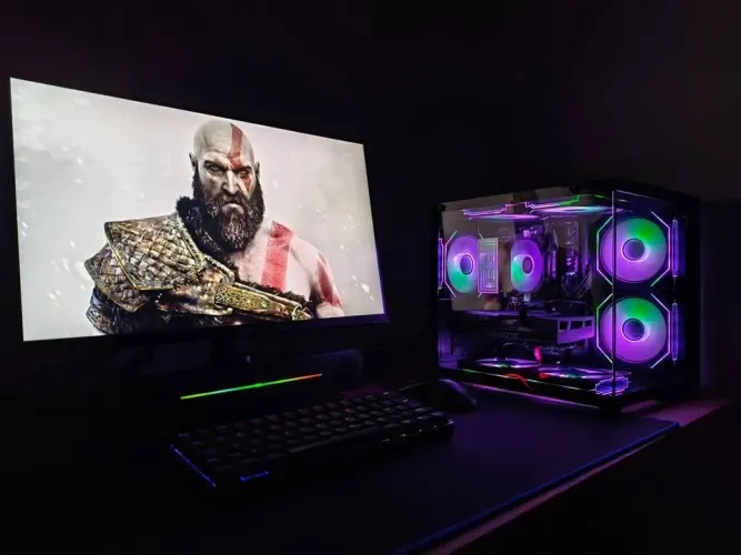PC Gamer Ryzen 5 4500, 20GB RAM - RTX 3050 8GB - Monitor 24" Full HD