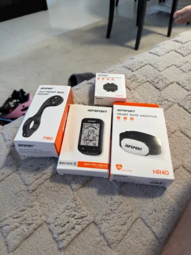 Kit IGPSPORT BSC100s + cinta cardíaca + sensor de cadência