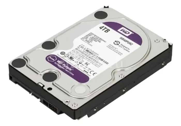 Hd Externo WD 4TB Wd Purple 3.5 Sata 3 5400rpm Wd43purz Vigilância Cftv
