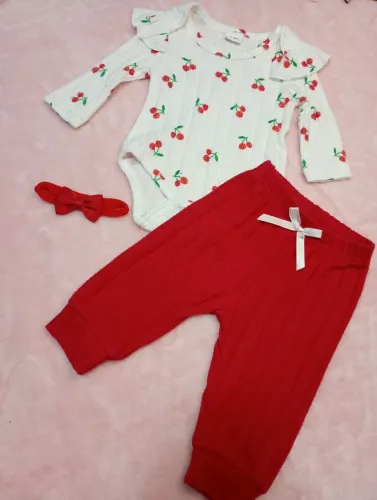 Combo: 3 conjuntos Menina P e M