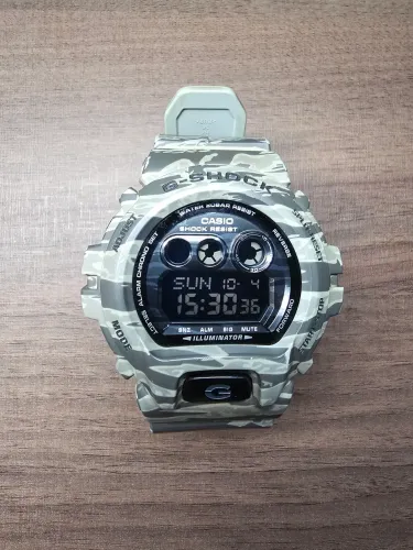 Original Relógio Casio G Shock 3420 GD-X6900CM-8DR Camuflado<br>
