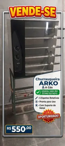 Churrasqueira a gás - Ótimo estado