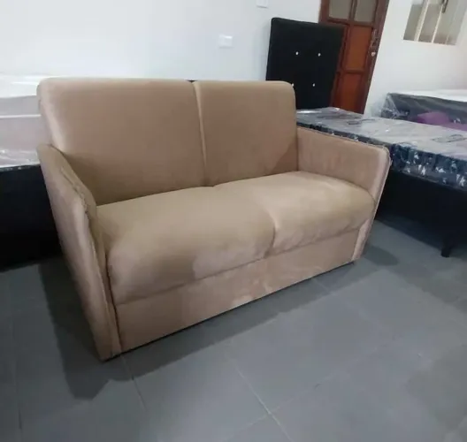 Sofá Compacto 2 Lugares Novo Suede