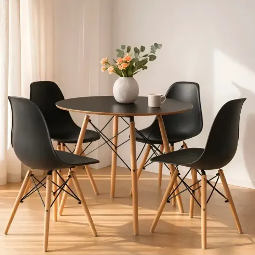 Conj mesa + 4 cadeiras Eames