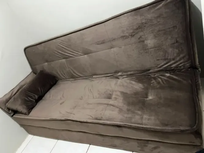 Sofá Cama em veludo 1,92 x 1,20